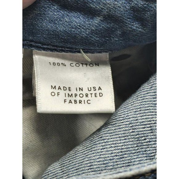 GRLFRND Mica Jeans 26 High Rise Waisted Button Fly High Expectations Blue Denim - Picture 8 of 14